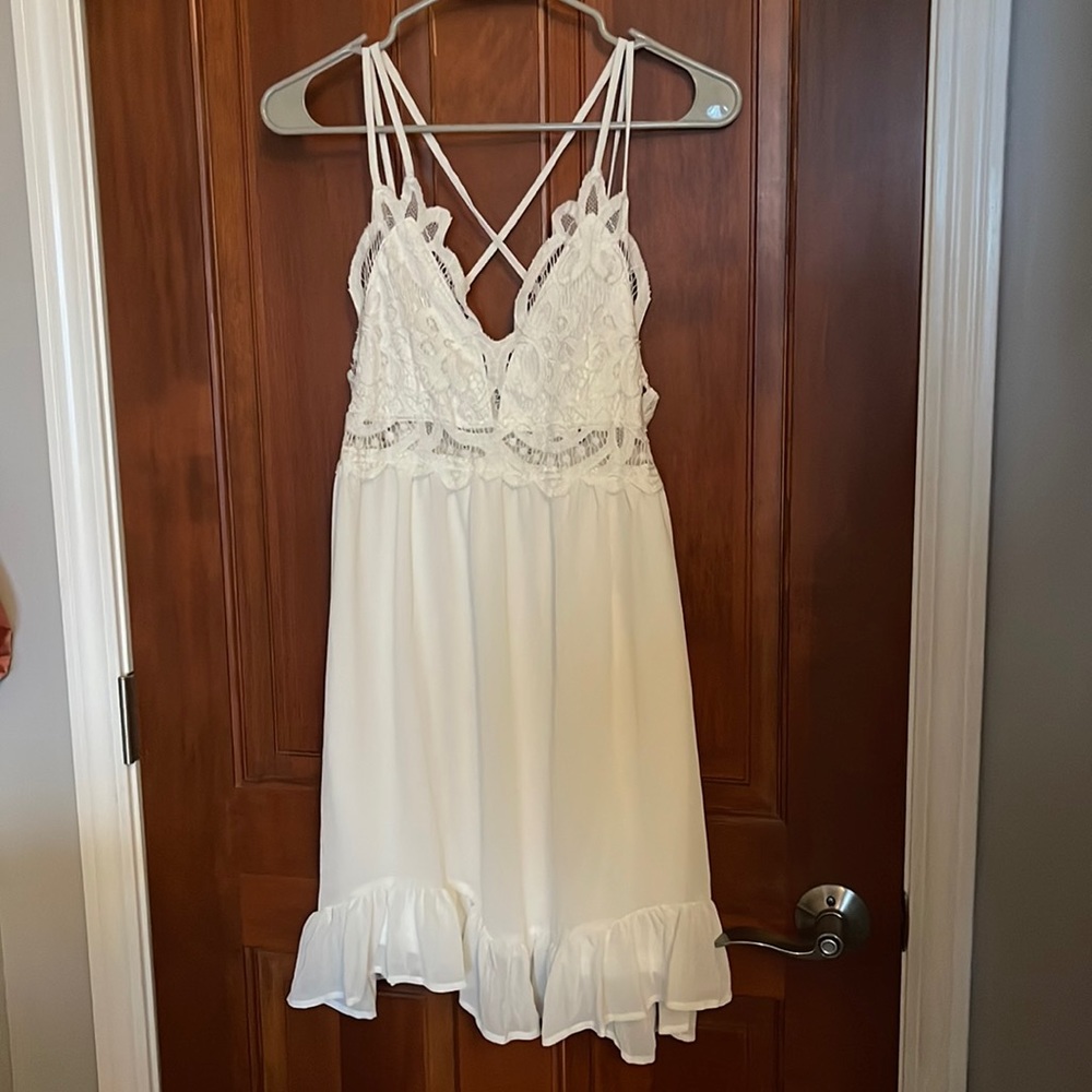 Women’s white dress
